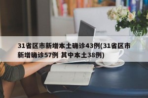 31省区市新增本土确诊43例(31省区市新增确诊57例 其中本土38例)
